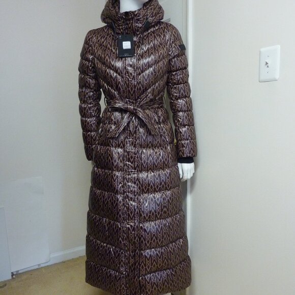 MACKAGE Calina Logo-print Padded Long Down Coat - Picture 9 of 15